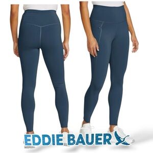 Eddie Bauer Trail Legging Tight Comfort Stretch Moisture Wicking Womens Large